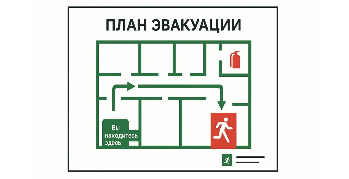 План эвакуации: кто должен делать, как утвердить, как быть ИП